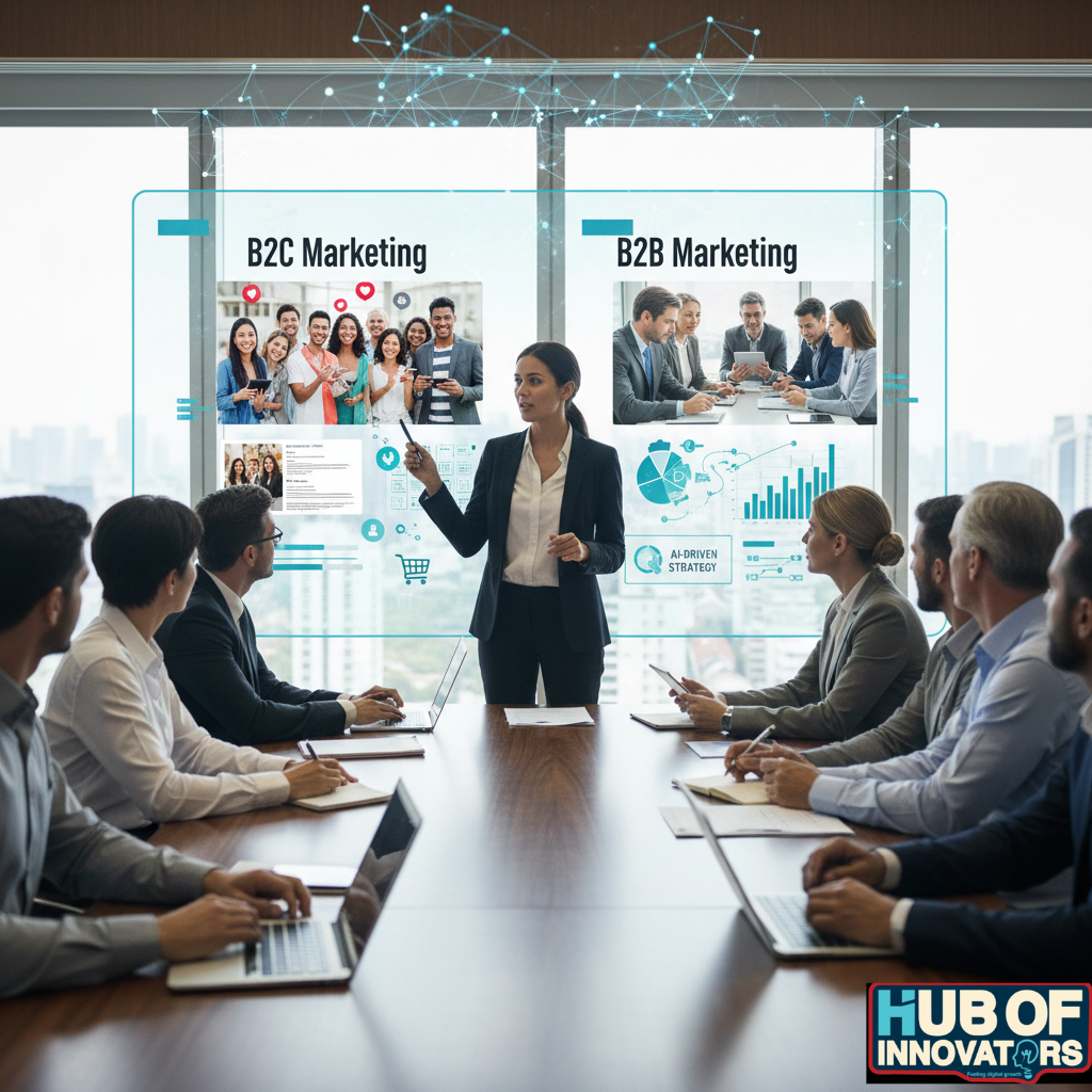 B2C vs B2B Marketing with AI | HI